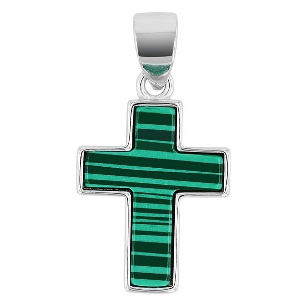 KettenanhäNger Adelia´s "Zeitloser Kreuz AnhäNger Aus 925 Sterling Silber", Silber, SchmuckanhäNger, Damen, Silber 925 (Sterlingsilber), KettenanhäNger-image
