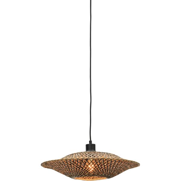 Good & Mojo HäNgeleuchte "Bali", Beige (Natur), Ø 44Cm H: 12Cm, Leuchten, HäNgeleuchte-image