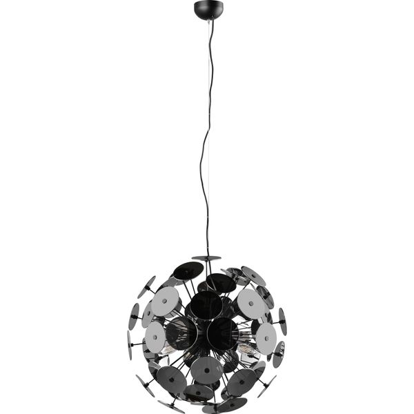 Trio Leuchten Pendelleuchte "Discalgo", Schwarz (Chrom Schwarz), 6, Leuchten, HäNgeleuchte, HäNgelampe, Leuchtmittel Tauschbar, Pendelleuchte-image