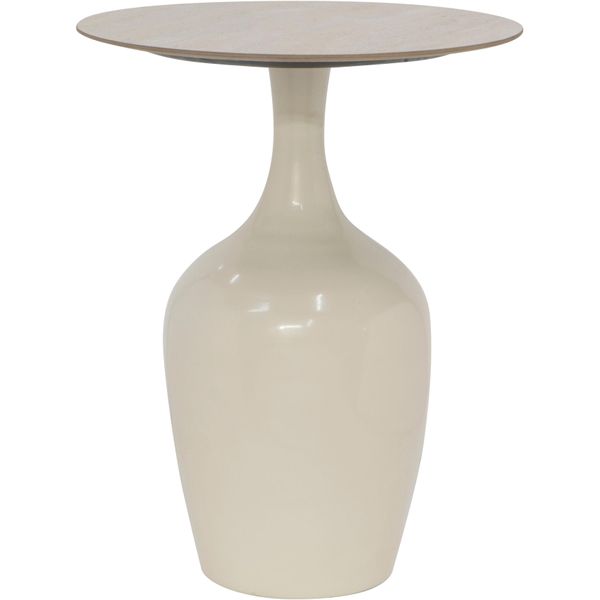 Beistelltisch Mirrors and More "Altan", Cremeweiß, B:40Cm H:51Cm, Tische, Beistelltisch-image