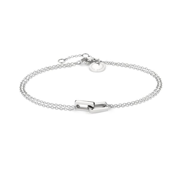Armband Liebeskind Berlin "Schmuck Geschenk Edelstahl Armkette Festive Mini Link", Silber (Silberfarben), ArmbäNder, Damen, 20Cm, Edelstahl, Armband-image