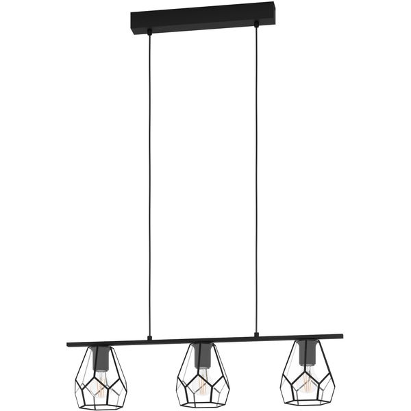 Eglo HäNgeleuchte "Mardyke", Schwarz, H: 110Cm, 1 Stk., Leuchten, HäNgeleuchte In Schwarz Aus Stahl - Exkl. E27 - 40W, HäNgeleuchte-image