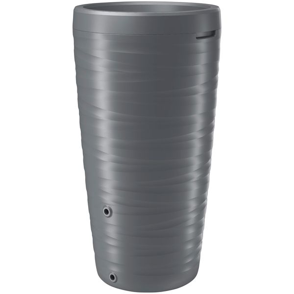 Regentonne Prosperplast "Maze", Grau, H:111Cm Ø:59,38Cm, Kunststoff, Regentonnen-image