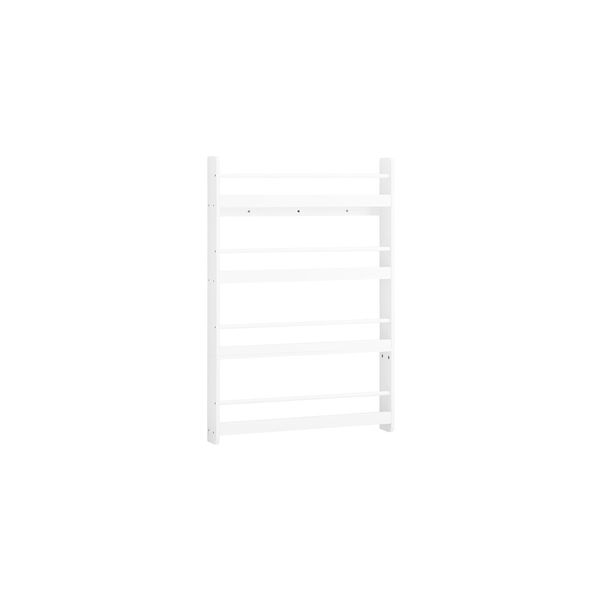sobuy Kinderregal Mit 4 FäChern Weiß 80X12X118Cm Minimalistisch-image
