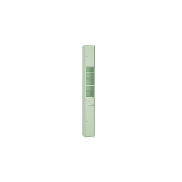sobuy Badezimmer-Hochschrank Mit 1 Schublade GrüN 20X20X180Cm Funktional-image