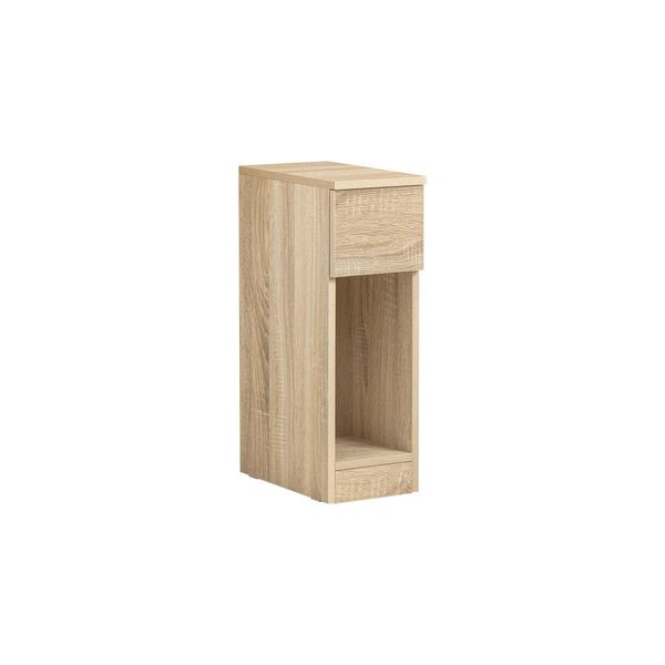 sobuy Nachttisch Mit 1 Schublade Holzfarbe 20X35X60Cm Modern-image
