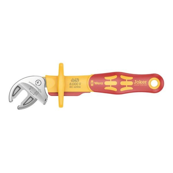 Wera 6004 Joker Vde Xs Vde-Isolierter, Selbstjustierender MaulschlüSsel, 7-10 X 1/4-3/8" X 119 Mm (05020150001)"-image