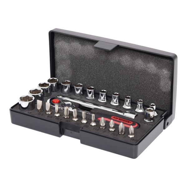 KS Tools 1/4" Chromeplus SteckschlüSsel-Satz, 26-Teilig (918.0626)"-image