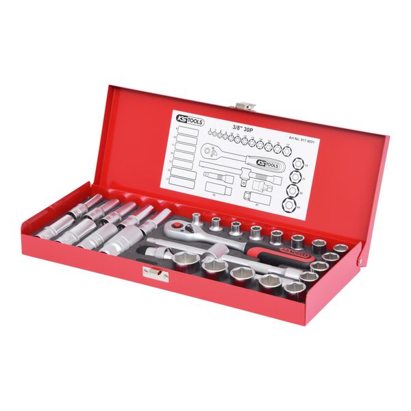 Ks Tools 3/8" SteckschlüSsel-Satz, 30-Teilig (917.4031)"-image