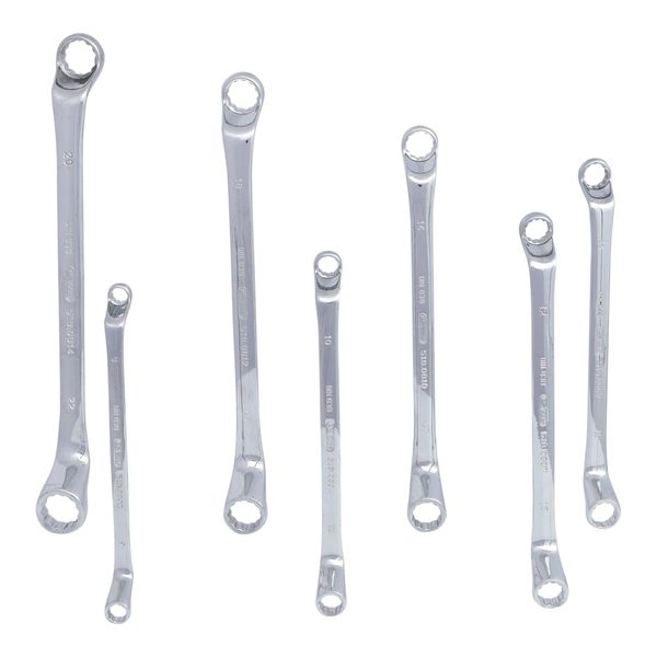 KS Tools Chromeplus Doppel-RingschlüSsel-Satz, 7-Teilig (518.0847)-image