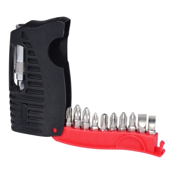 KS Tools 1/4" Classic Mini-Bit-Etui, 11-Teilig Schlitz, Ph, PZ (911.2840)-image