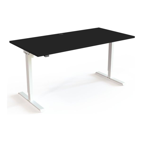 Stier Elektrisch HöHenverstellbarer Schreibtisch 501-20 160 X 80Cm Schwarz/Weiß (907745)-image