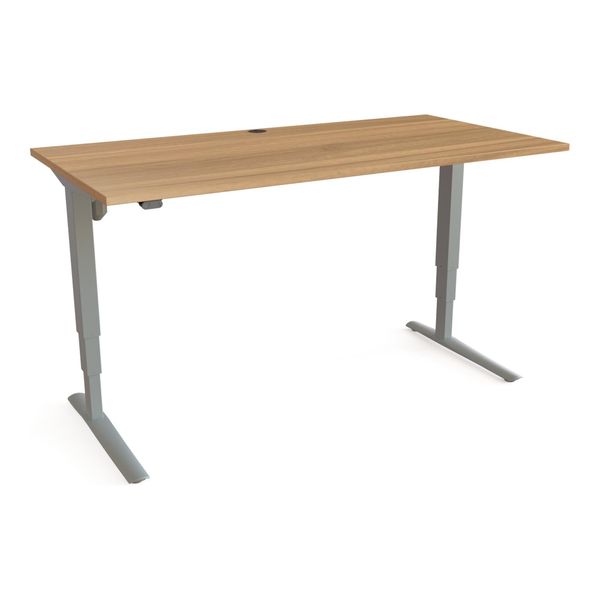 Stier Elektrisch HöHenverstellbarer Schreibtisch 501-43 160 X 80Cm Nussbaum (907769)-image