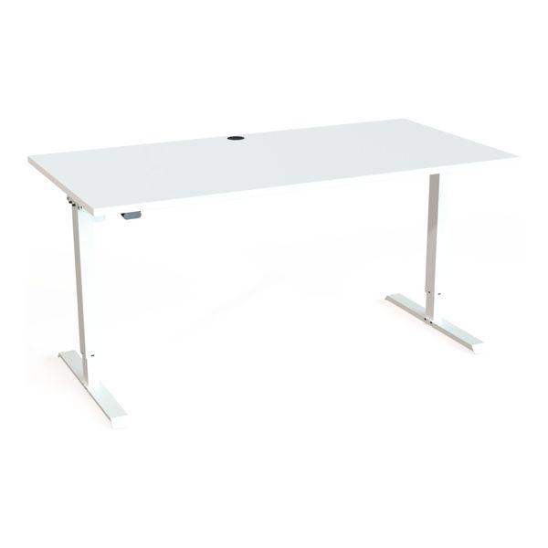 Stier Elektrisch HöHenverstellbarer Schreibtisch 501-20 160 X 80 Cm Weiß (907747)-image