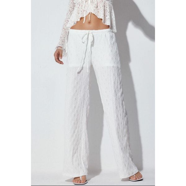 Damen Baumwoll-Hose Mit Geradem Bein-image
