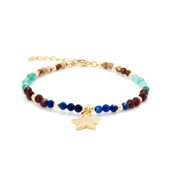 Luxenter Multicolour Kristall Armband Aus 18K Gelbgold - Nerald-image