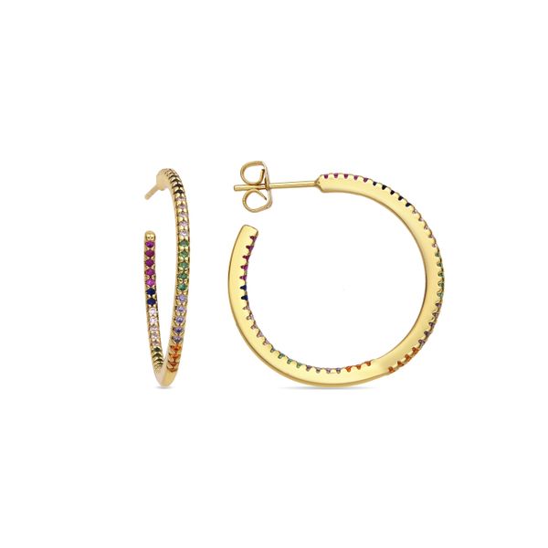 Luxenter Ohrringe Mit GläNzendem Zirkonia 18K Goldfarben - Firmou-image