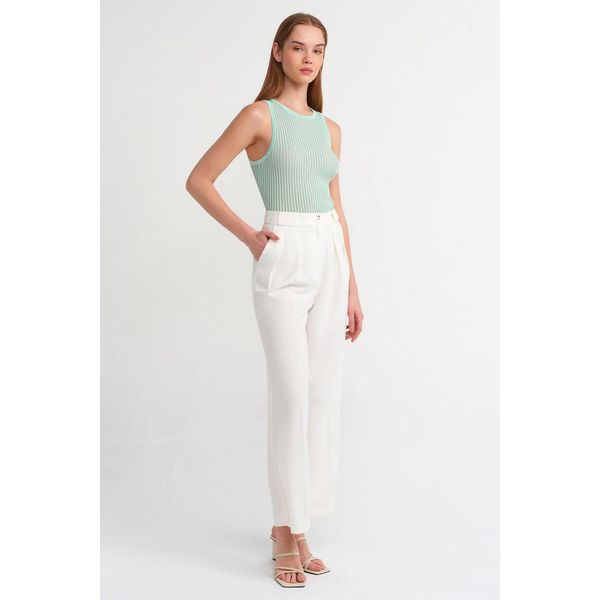 Rippstrick ÄRmellose Bluse-image