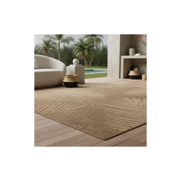Outdoorteppich Arlberg, In Jute-Optik, Braun, 240 X 340 Cm-image