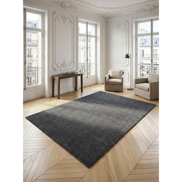 Teppich Kurzflor Main In Grau, Einfarbig, 160 X 230 Cm-image