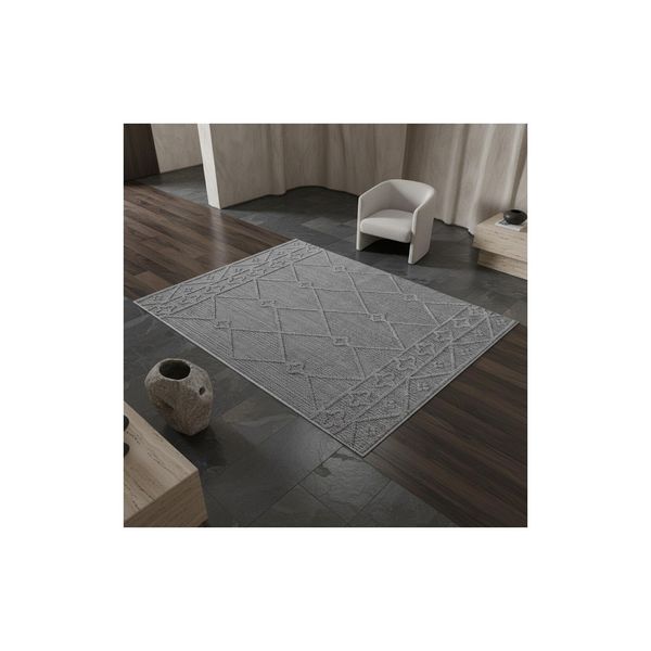 Teppich Outdoor Imst In Grau, Im Berber-Stil, 160 X 230 Cm-image