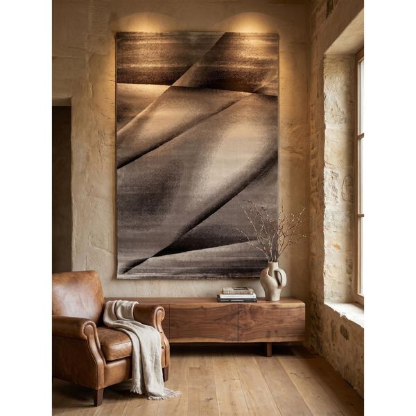Teppich Kurzflor Aspen In Braun, Abstrakt, 160 X 230 Cm-image