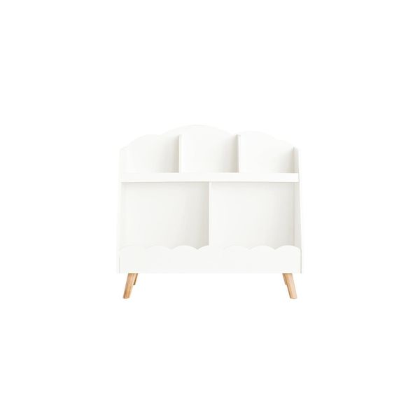 sobuy Kinderregal Mit 5 FäChern Weiß Modern-image