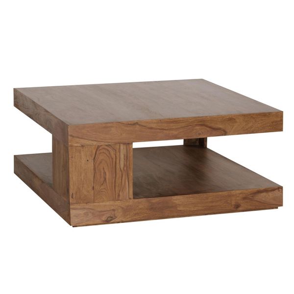 Wohnling WL6.227 Couchtisch Sheesham 90 Cm X 40 Cm X 90 Cm-image