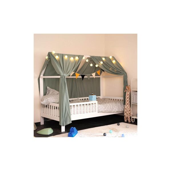 Home Deluxe Kinderbett Sternenland – 90 X 200 Cm Weiß-image