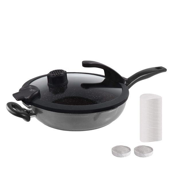 Stoneline Future 28Cm Schmorpfanne Mit Smell Well Deckel + NachfüLlpack-image