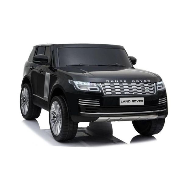 Es-Toys Kinder Elektroauto Land Rover Range Rover Eva-Reifen Allradantrieb Schwarz-image