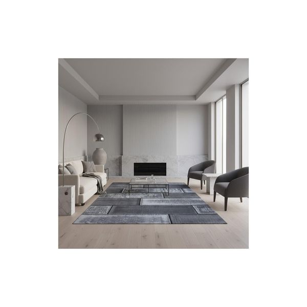 Teppich Kurzflor INN In Schwarz, In Steinoptik, 280 X 370 Cm-image