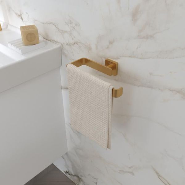 Villeroy Und Boch Elements Striking Handtuchhalter TVA15200500076 209X45X115Mm, Brushed Gold-image