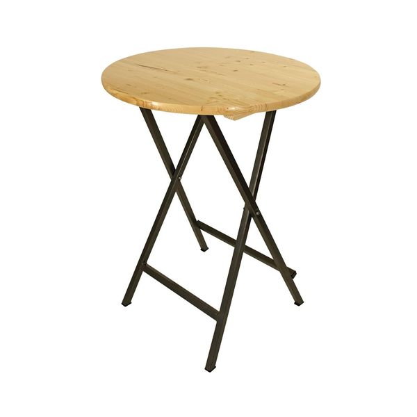 Stehtisch ZÜRich 78Cm Klappbar, Metall + Holz Lackiert-image