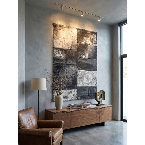 Kurzflorteppich Latemar, Kariert, Aus Polypropylen, Grau, 240 X 340 Cm-image