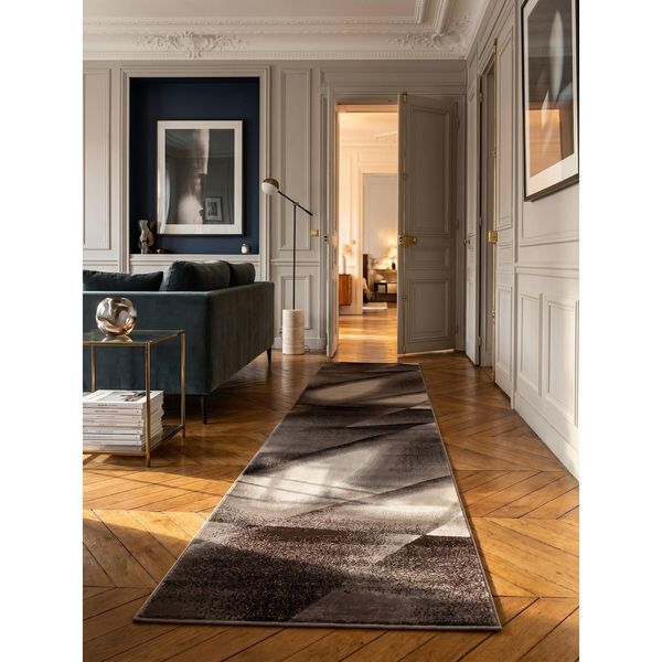 Teppich Kurzflor Aspen In Braun, Abstrakt, 80 X 150 Cm-image