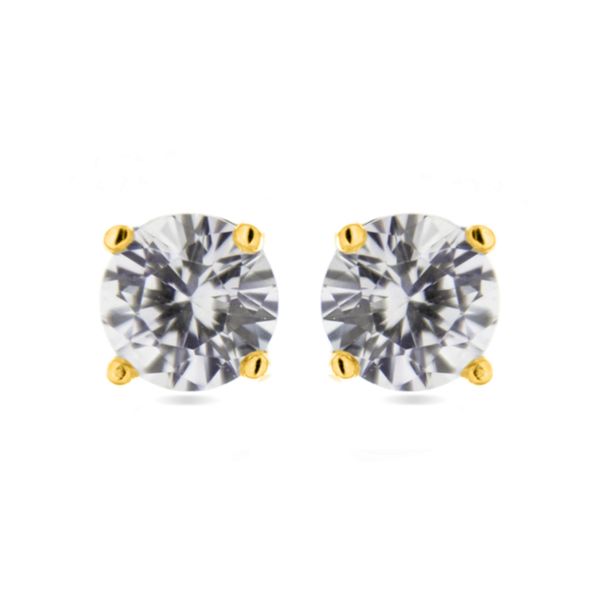 Luxenter Ohrringe Sterling Silber 925 Mit Rhodiniertem Brillant Zirkonia - Basic-image