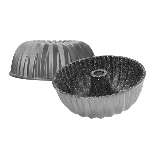 Stoneline® Gugelhupf Backform, 24,5 Cm, Aluguss, Antihaftbeschichtung Mit Echten Steinpartikeln, Kuchenform-image