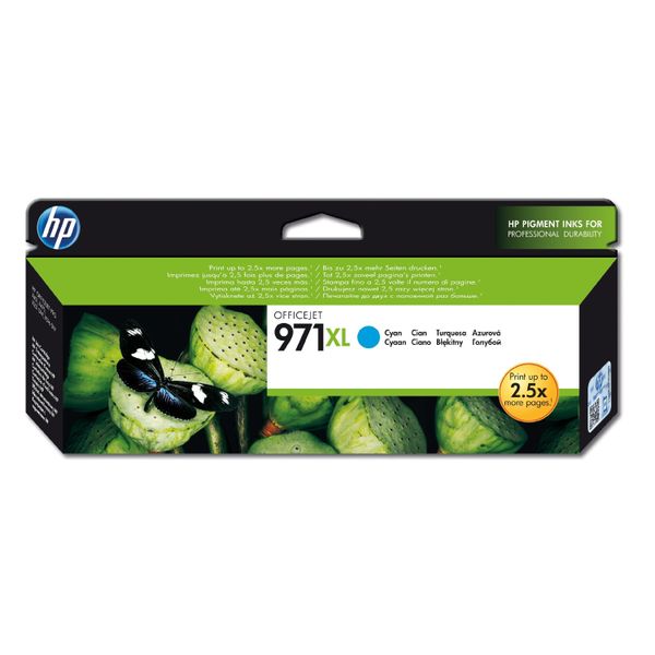 Original HP CN626AE / 971XL Druckerpatrone Cyan-image