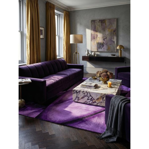 Teppich Kurzflor Aspen In Violett, Abstrakt, 120 X 170 Cm-image