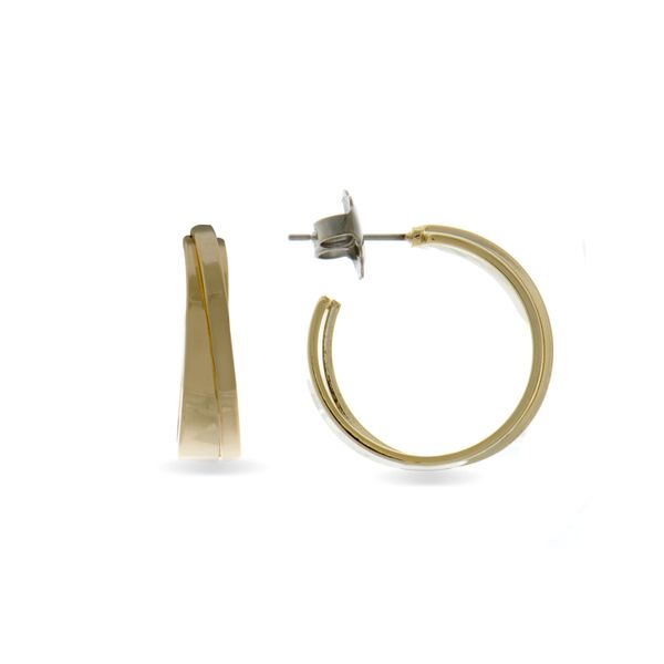 Luxenter-Ohrringe Aus 18 Karat Gelbgold - Huiwe-image