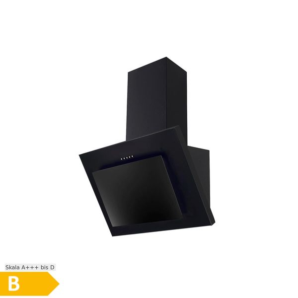 PKM Dunstabzugshaube S28-60 Bbpy Glas Schwarz Kopffreihaube 60Cm-image