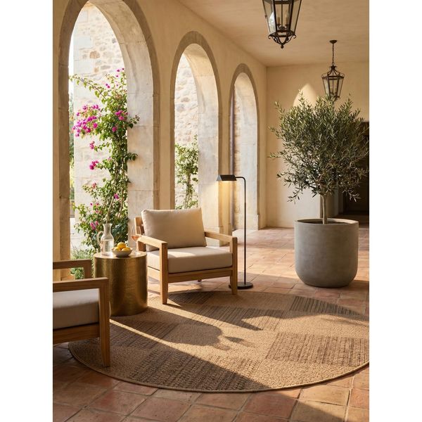 Teppich Outdoor Arlberg In Beige, In Jute-Optik, Aus Polypropylen, Ø 160 Cm-image