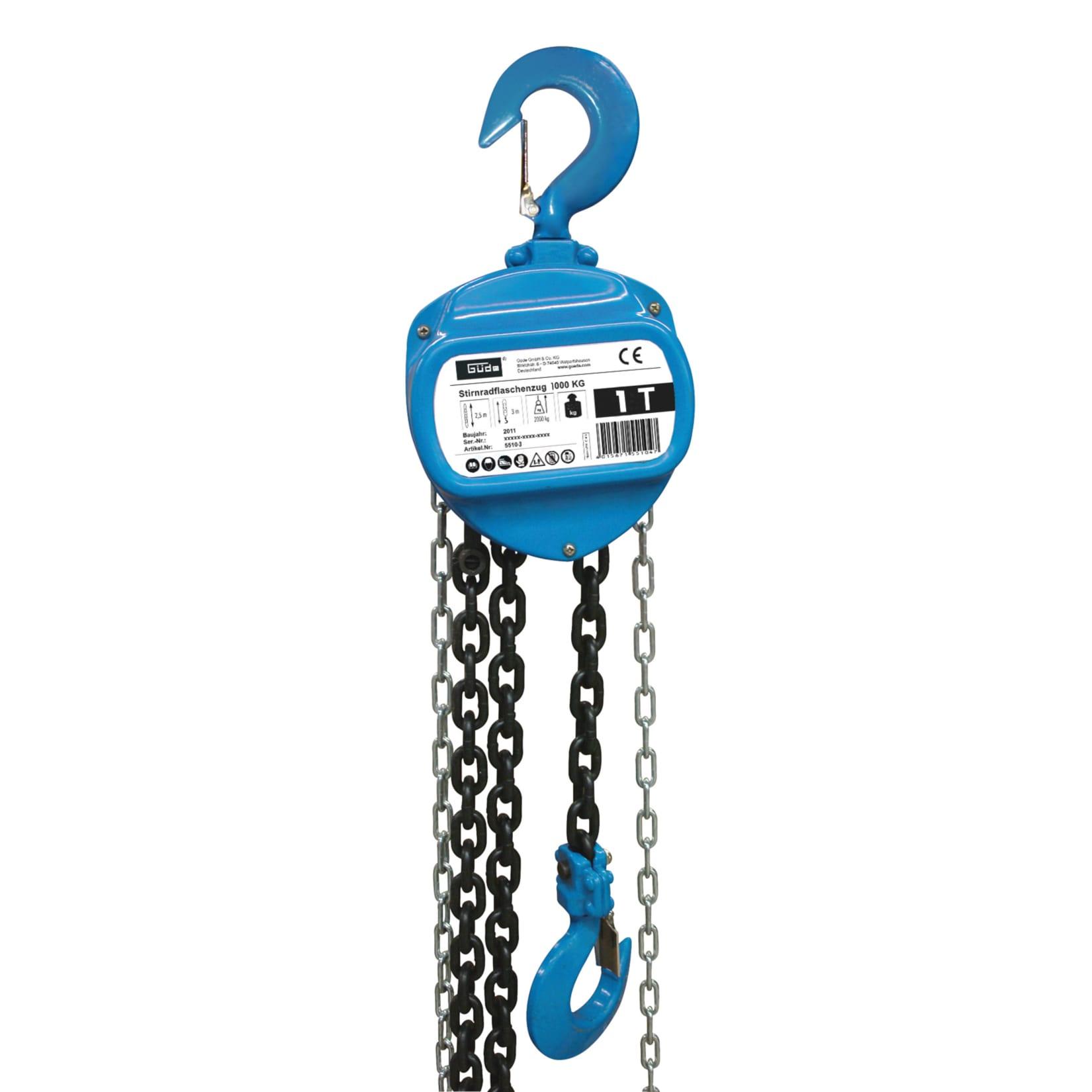 Güde Stirnradflaschenzug 1000 kg