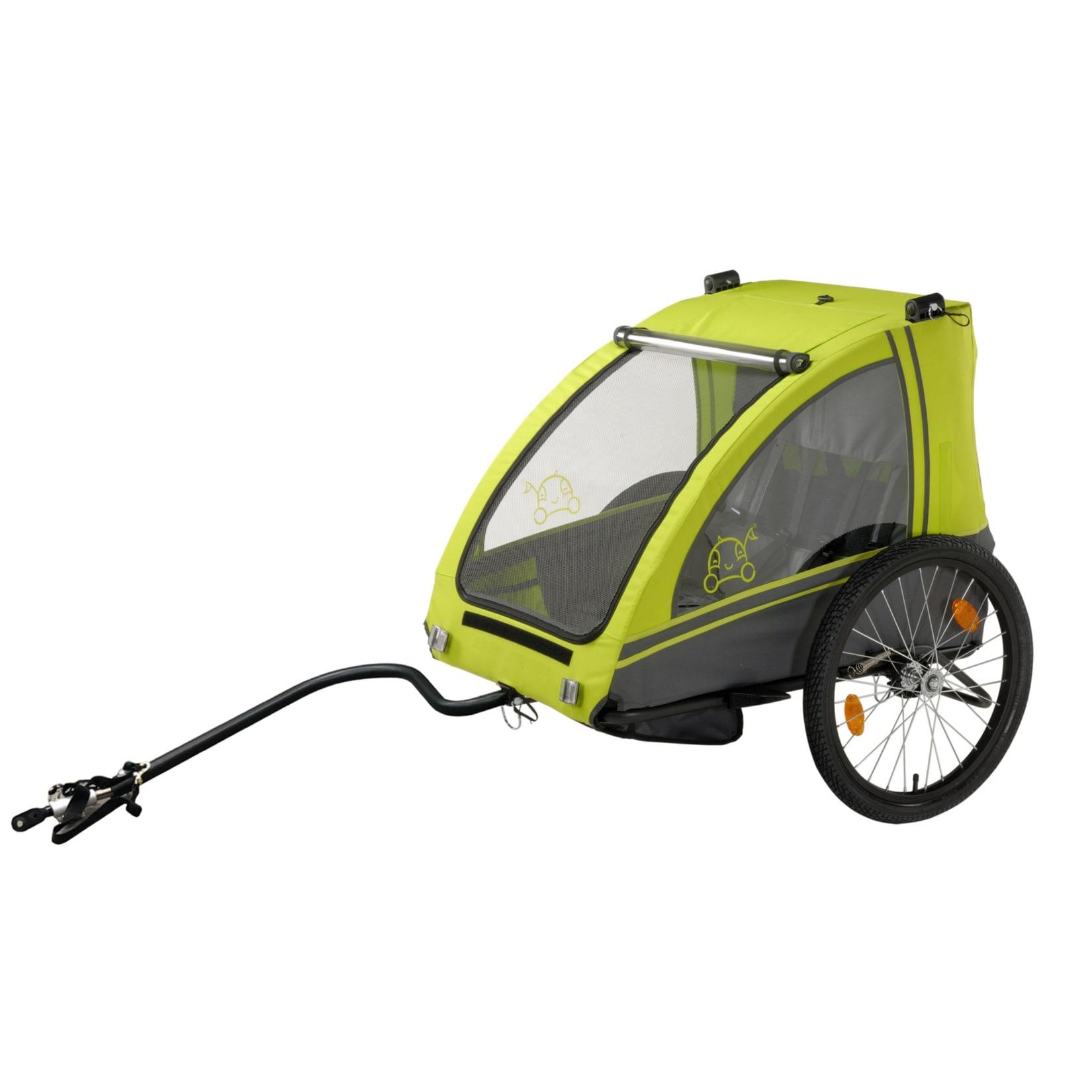 Blue Bird Kinderanhänger, Zweisitzer, Dualfunktion