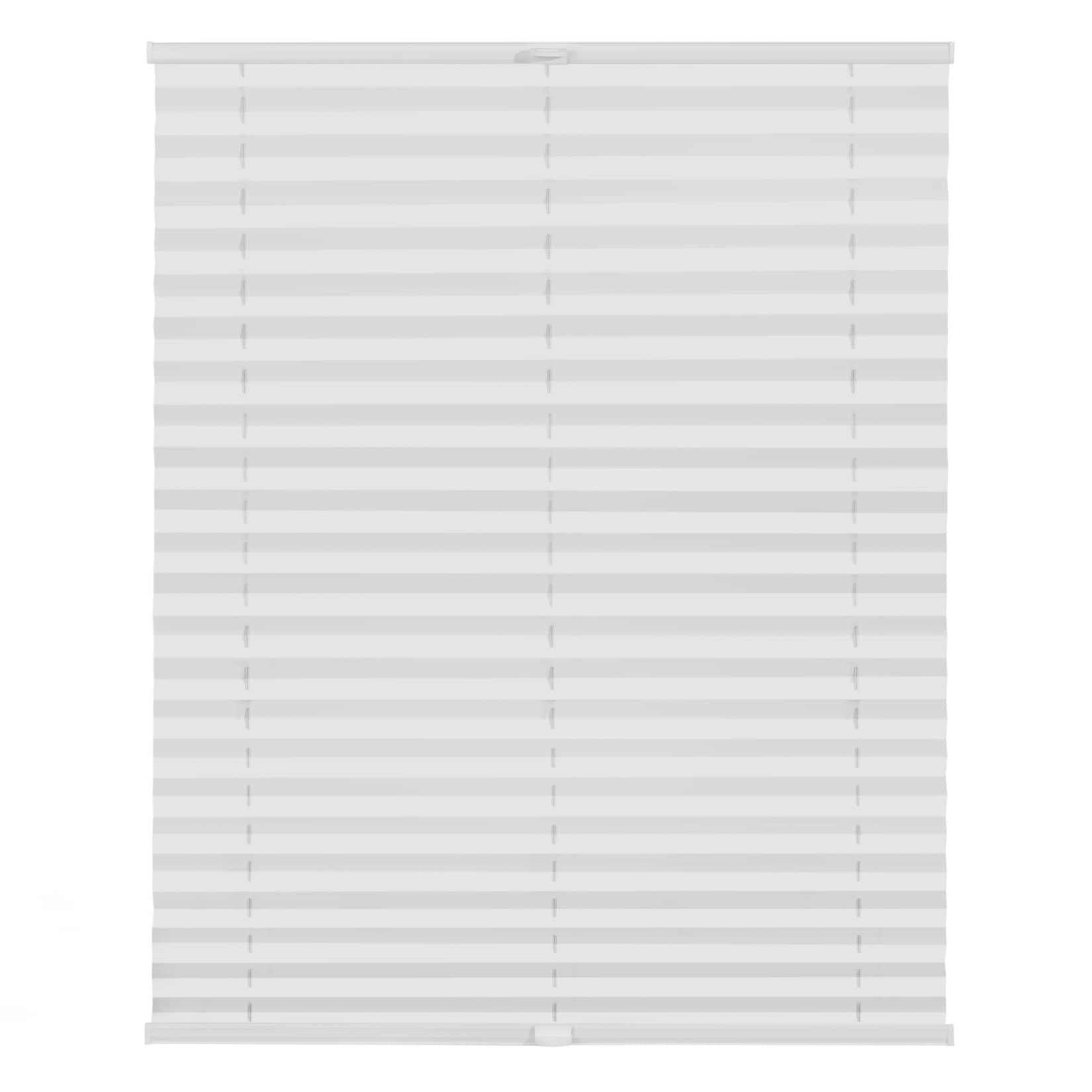 Lichtblick Plissee Klemmfix, ohne Bohren, verspannt, blickdicht - Weiß