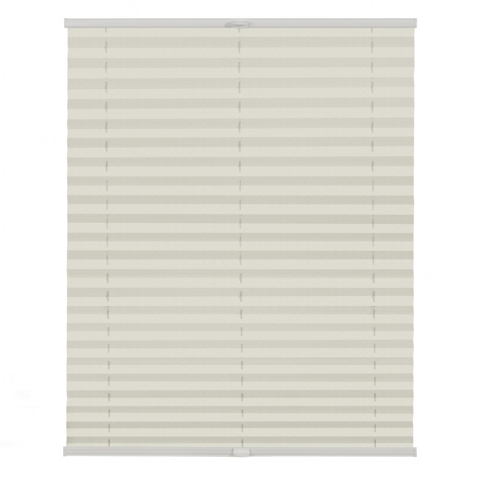 Lichtblick Plissee Klemmfix, ohne Bohren, verspannt, Verdunkelung - Creme
