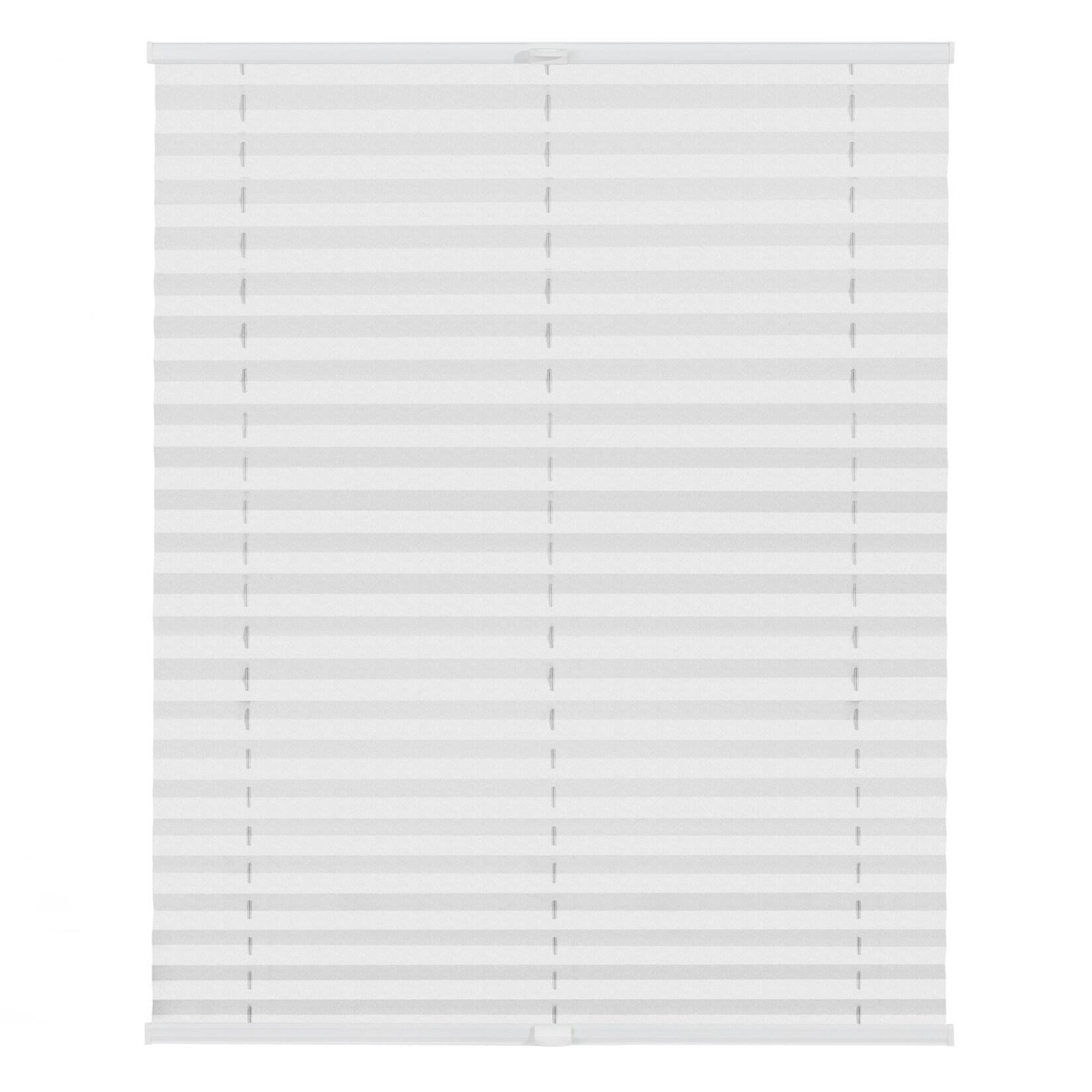 Lichtblick Plissee Klemmfix, ohne Bohren, verspannt, Verdunkelung - Weiß