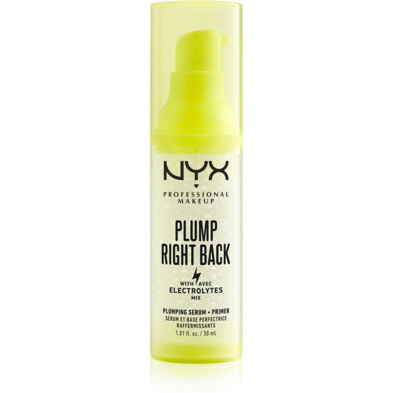 NYX Professional Makeup Plump Right Back Plump Serum And Primer Langaanhoudende Make-up Primer 30 ml