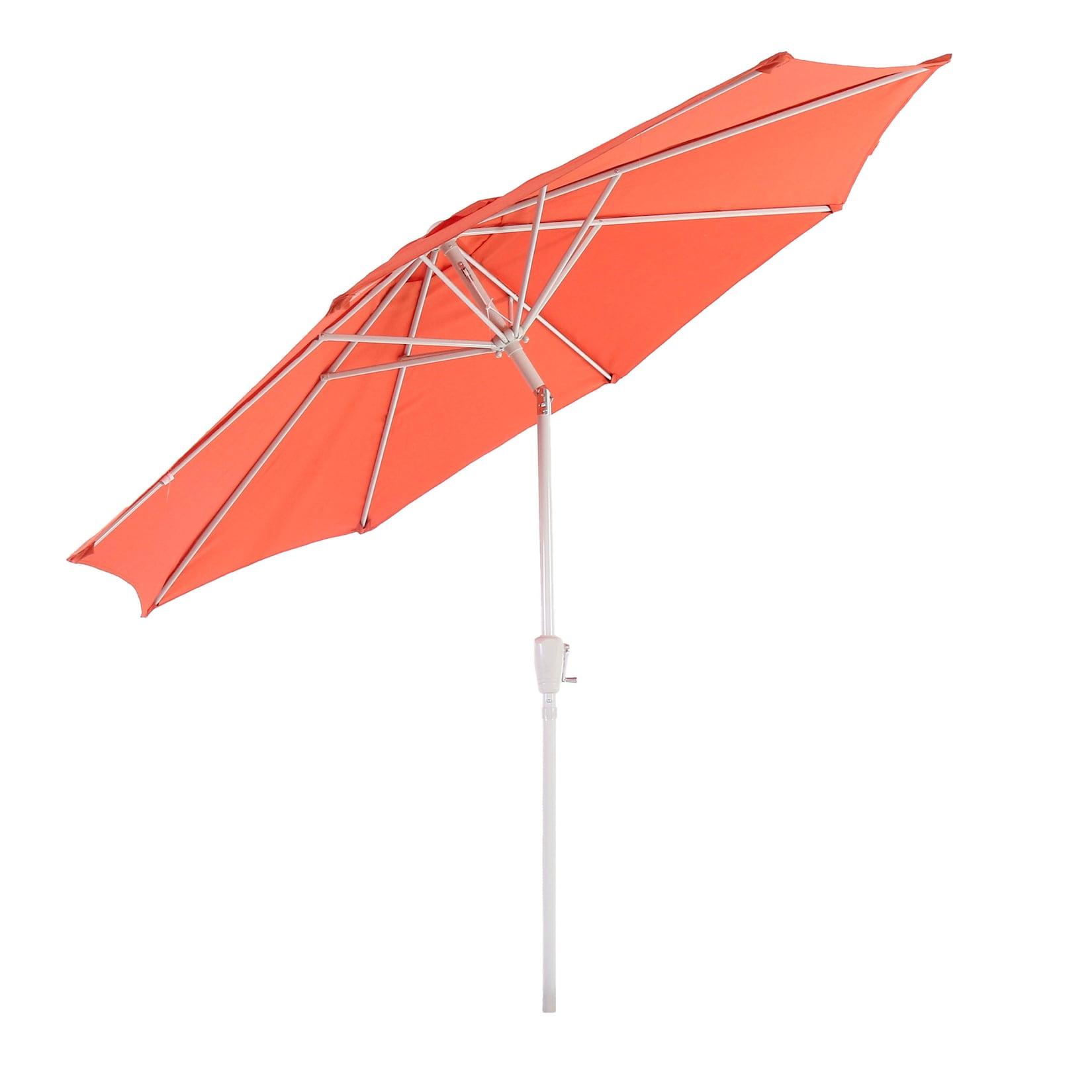 Sonnenschirm Asti, Gartenschirm, Ø 3M Neigbar Polyester/Alu 5Kg ~ Terracotta